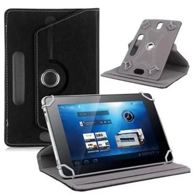 China Hot 8 9 Inch Leather Rotating Universal Tablet Leather Protective Case For IPad Bracket Cover Device for sale