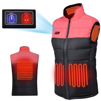 China 2022 New Winter Waterproof Warm Hunting Heating Clothes Vest Usb Woman Jackets Electric Heated Heat for sale