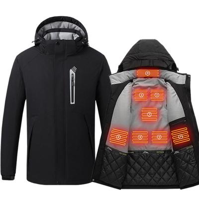 China Waterproof Electric Heated Jacket USB Rechargeable Infrared Outdoor Flexible Heating Shirt Clothing Thermal Vest for sale