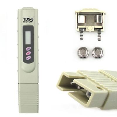 China Fine Leather PH Meter Tester Pen Type Led Digital Temp PPM MI TDS Water Tester Package Tds-3 Testing Water Tds Meter for sale