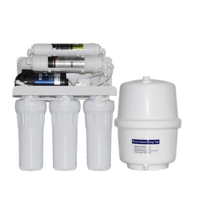 China Best Automatic Flush Water Filter High Quality Cheap Price RO Filter OEM Reverse Osmosis System For Home for sale