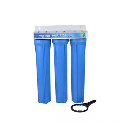 China Wholesale 20 Inch Outdoor Whole Chamber Manufacturer Water Treatment Equipment Water Machine Plastic Clear Filter for sale