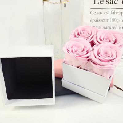 China Durable Rose Sumflora Brand Eternal Roses Preserved Flower Rose Mini Natural Type In Box for sale