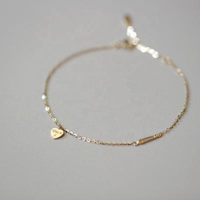 China Fashionable High Quality Temperament 925 Sterling Silver Heart Merryshine Jewelry Bracelet for sale