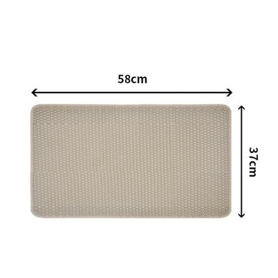 China Wholesale Cat Litter Mat Sustainable Cat Litter Mat Trapping Mat Manufacturer Waterproof Garbage Mat Cats for sale