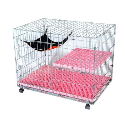 China Large Ex-factory Price Pet Box Breathable 1 Layer Cat Cage Metal Wire Household Pet Cage, Carry Tool & Cat & Kennel for sale