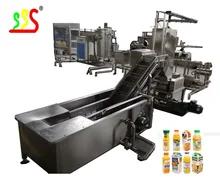 China PLC Control Fruit Vegetable Processing Line With Drying Method 1 - 5t/H Capacity Te koop