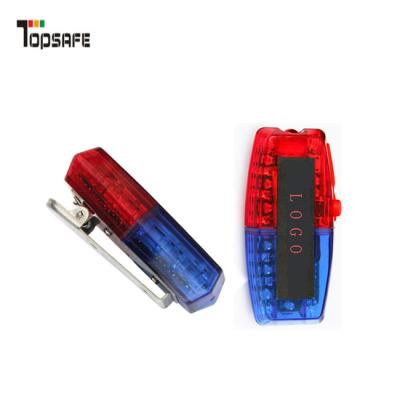 China Police Shoulder Lamp Traffic signal Safety warning light Red and blue warning LED light for sale