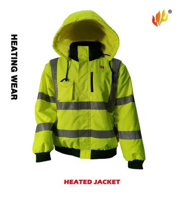 China QUICK DRY 5v USB Connect Or 7.4v 12v 14.4v 18v 24v 36v Heated PPE Battery Heated Jacket for sale