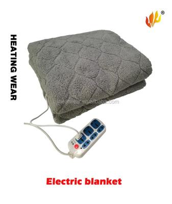 China 200CMx180CM Heated Hot Carbon Fiber 120W Electric Blankets for sale