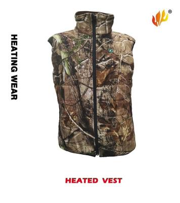 China Anti-wrinkle carbon fiber or Polymer Fleece Hunting Vest Heated High Quality Custom Camouflage Hunting Vest O Heated Vest for sale