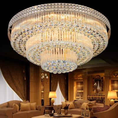 China Decoration Style Good Quality Crystal Chandelier Round Living Room Led Indoor Lights Like Lights For Home K9 Crystal Ceiling Chandeliers Modern for sale