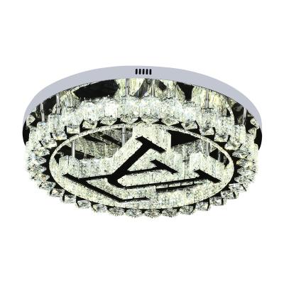 China Indoor Decorative Lighting Hanging Around Modern Crystal Ceiling Led Light for sale