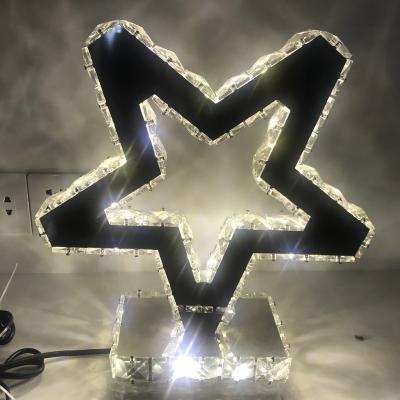 China Contemporary Modern Led Table Lamp Crystal Luxury Bedroom Lighting Portable LED Table Lamp for sale