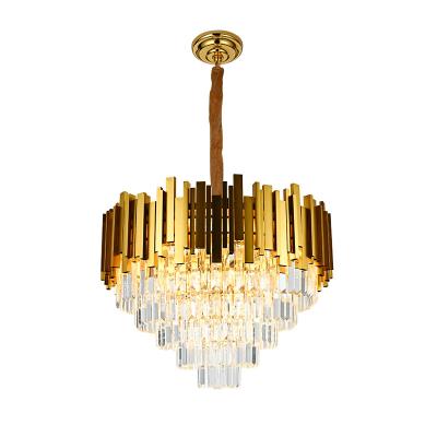 China Modern Custom Modern Decorative Round Retro Chandelier Prices Crystal Light Fixtures Ceiling Chandelier for sale