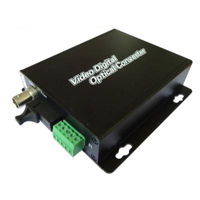 China Fttx 1 Channel HD Video Digital Fiber Optic Optical Media Converter With RS485 for sale