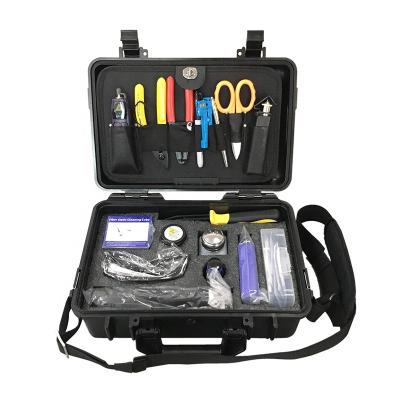 China High Quality Fully Equipped FTTH Project FTTH Fiber Optic Tool Kits For Fiber Optic Construction for sale