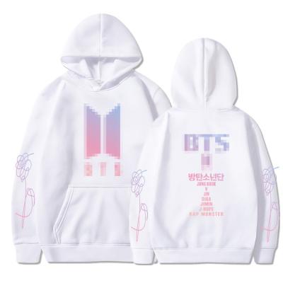 China Suga Jimin Jungkook V RM Sweater Jacket Pullover Sweatshirts Anti-Wrinkle BJ Hoodie Love Response Sweatshirts New Yourself for sale