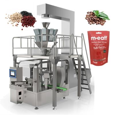 China New Launch Food Pick Fill Rotary Seal Packaging Machines With Multiple Filling Station for sale