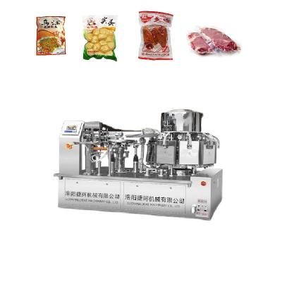 China Meat Cashew Nut Cheese Food Food Jieke Seal Automatic Industrial Smart Type Outer Vacuum Forming Sealing Packaging Machine for sale