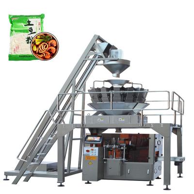 China Food CE Certificate Foshan Factory High Precision 100g 500g 1kg Potato Starch Noodles Pre-made Pouch Packing Machine for sale