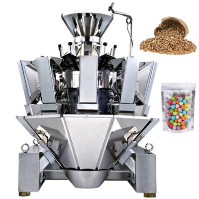 China 10/14 Scale Automatic Multi Head Food Multi Head Packing Weigher For Packaging Machine for sale