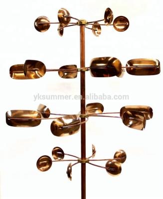 China Europe Hot-selling Copper Garden Kinetic Wind Sculpture for sale