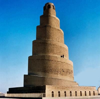 China Sculpture Spiral Spiral Minaret Tower Famous Building Sculpture in Europe in Iraq for sale