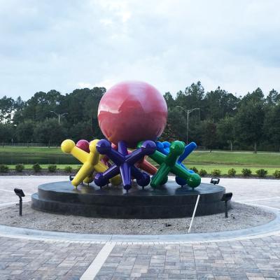 China Other JAX Public Urban SS Multicolor Ball Sculpture Sent To Florida USA for sale