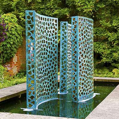 China Europe Corten Steel Painting Sculpture In Water For Hotel Decoration for sale