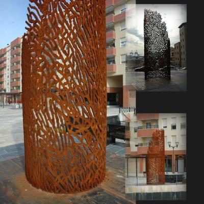 China Europe Corten Steel Screen For Road Decoration for sale