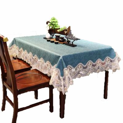 China Lufu New Waterproof PU Tablecloths Table Covers Luxury Rectangle Tablecloth Faux Leather Tablecloth Wedding Table Cloth For Home Party for sale