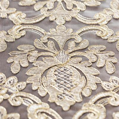 China Lufu waterproof wholesale cheap fancy tablecloths embroidered tablecloth tablecloth velvet European embroidered cheap fancy tablecloth for sale