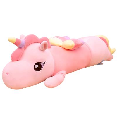 China Wholesale Custom Stuffed Animals Best Selling Colorful Unicorn Plush Pillow for sale