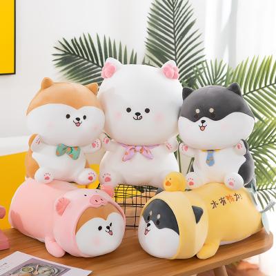 China Wholesale Custom Stuffed Animals Shiba Inu Steamed Bread Plush Toy Best Selling Pillow for sale