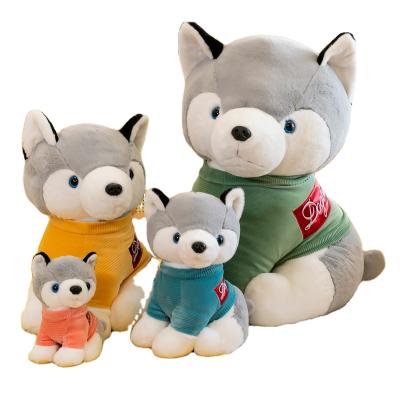 China Plush Dog Doll Plush Husky Toy Stuffed Soft Dog for Kids Birthday Gift Husky Dog Pillow for sale