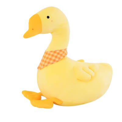 China Wholesale Custom Plush Animal Stuffed Soft Plush Toys Big White Goose Pillow Duck Plush Toys for sale