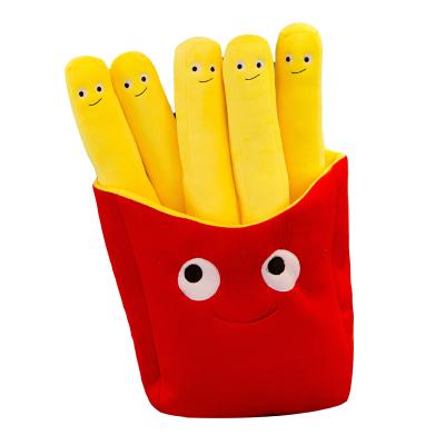 China Experienced Plush Manufacturers Price Plush Toy Simulation French Fries Sit for sale