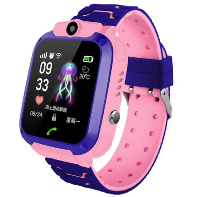 China Waterproof Touch Screen Support 2G sim card Books Tracking Slot SOS Operate Remote Control Camera Smart Watch For Kids for sale