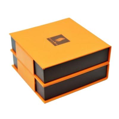 China Handmade Glossy Printed Corrugated Gift Paper Coffee Packaging Box for sale