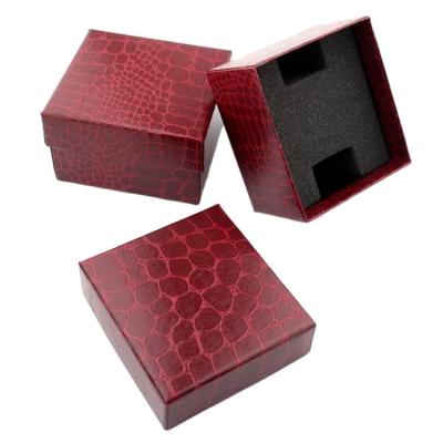 China Handmade Cardboard Rigid Packaging Gift Ribbon Jewelry Box for sale