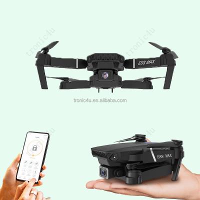 China With Camera Mini Smart Mini Camera With Drone FPV Airplane Hd 1080p Dual Camera Hand Operate Max Photography Quadcopter Wireless wifi e88 for sale