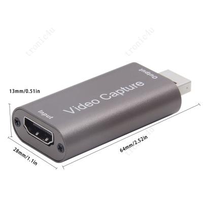 China Video/Game Capture 4K Capture Card USB2.0 Video Grabber USB2.0 HDMI-Compatible Recorder For PS4 Game DVD Camcorder Camera Recording Live Stream for sale