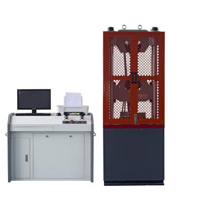 China Computer control 300KN servo hydraulic universal testing machine+hydraulic pump test bench WEW-300D for sale