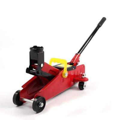 China 3 Ton Garage Car Lift Steel Floor Jack Tools High Quality Promotional Quick Lift Double Pump for sale