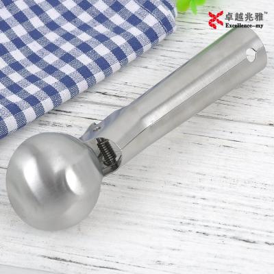 China X01 Stainless Steel Ice Cream Scoop Favor Viable Ice Cream Measuring Spoon for sale