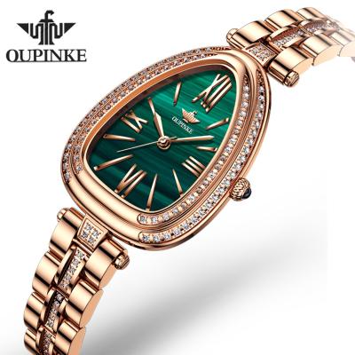 China Oupinke 3192 brand day/date watches quartz waterproof ladies watch stainless steel fashion women wrist watch for sale