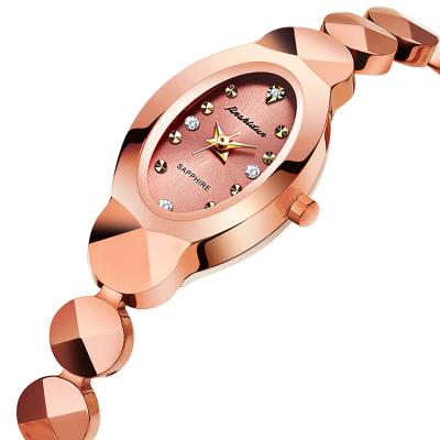 China High Quality Cheap Imported Day/Date Movement Stainless Steel Women JSDUN6532 Fashion Weight 58G Length 17cm Waterproof Quartz Watch for sale