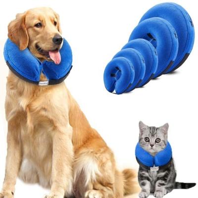 China Personalized PVC Protective Inflatable Pet Collar Inflatable Dog Collars for sale