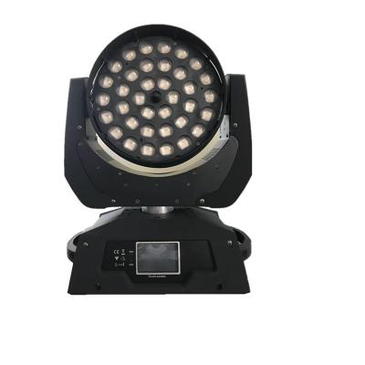 China Professional Stage DJ Lyre Moving Led Wash DMX RGBWA 5in1 36x15 Led Moving Head Wash Zoom for sale